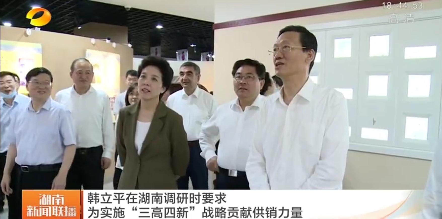 中華全國供銷合作總社黨組書記、理事會(huì)副主任韓立平調(diào)研我司